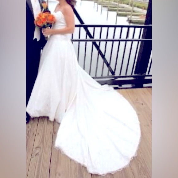 Oleg Cassini Dresses Designer Oleg Cassini Wedding Dress Size 6